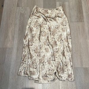 Mustard Seed Snakeskin skirt